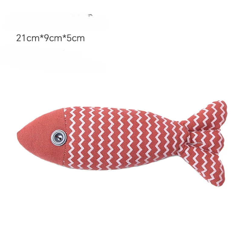 Teeth Grinding Catnip Toys Funny Interactive Plush Cat Toy Pet Kitten Chewing Vocal Toy Fish Bite Cat mint For Cats