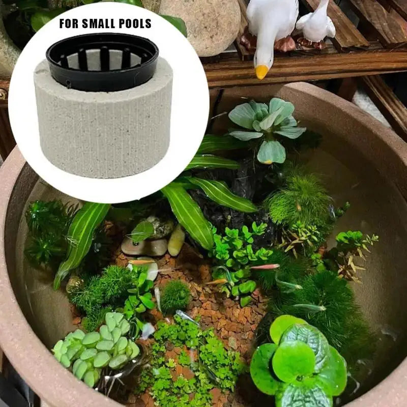 Aquarium Plant Weights Ceramic Water Plant Weights Pot Anti-Floating Aquarium Decoration Fish Tank Landscape Decoration
