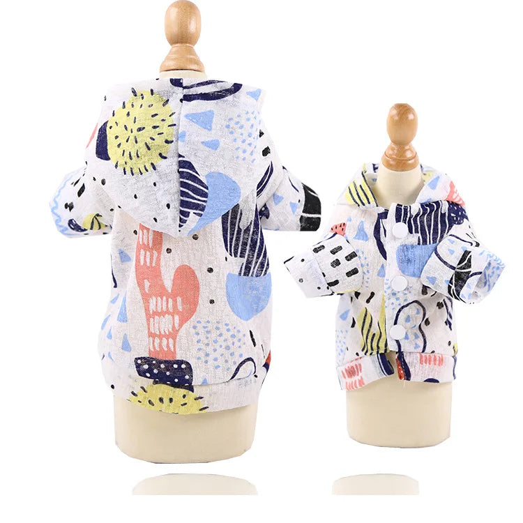 Ultra Thin Transparent Pet Dog Sun Protection Hoodie Clothes For Small Dogs Chihuahua Puppy Cat Summer Vest Shirt French Bulldog