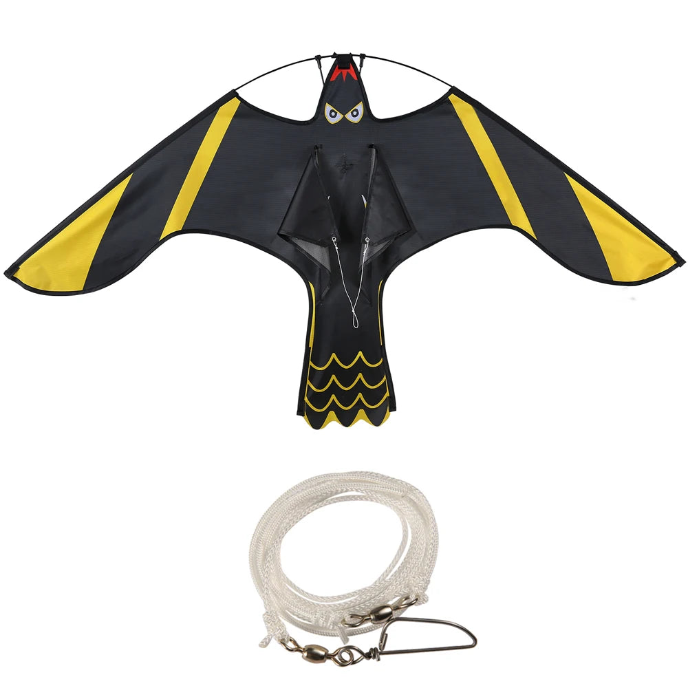 1Pcs Bird Repeller Flying Hawk Kite Scarecrow Decoration Outdoor Pest Control Repellents Garden Supplies