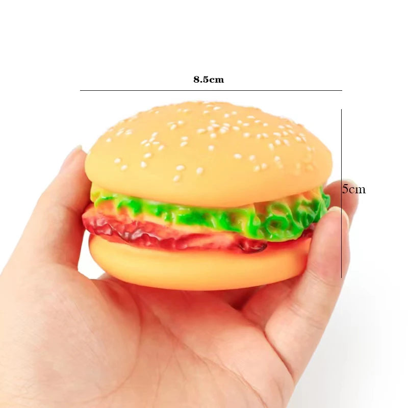 1Pcs Interactive Squeaky Pet Dog Chew Toys Teeth Cleaning Funny Brown Toy Rubber Sausage Products Toys For dog Pets accessories