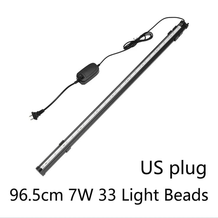 UXCELL 76.5-116CM Aquarium LED Light Full Spectrum Fish Tank 27-36 Light Beads Decor Colorful Lighting Lamp Plant Grow Tools