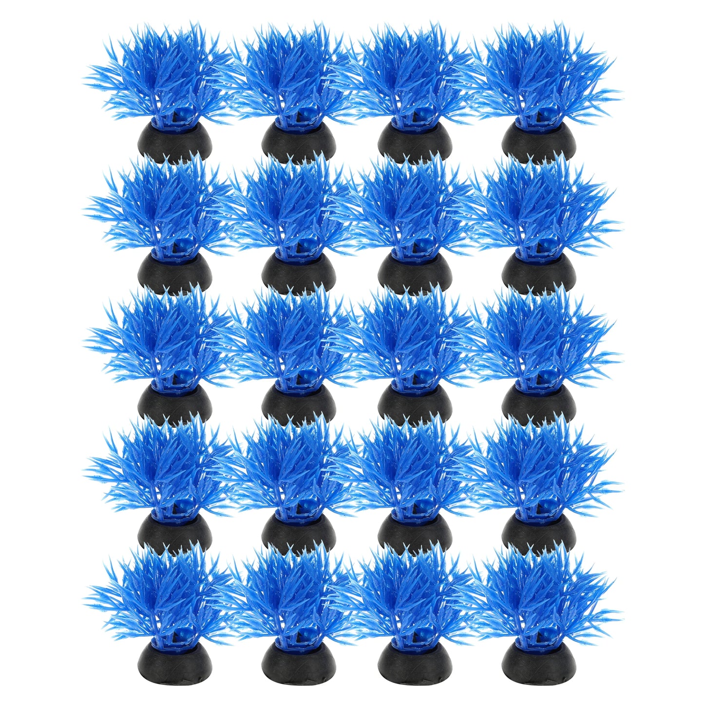 UXCELL 10/20 Pcs Aquarium Artificial Plastic Plants Water Weeds Ornament Fish Tank Plant Flower Grass Decoration Accessories