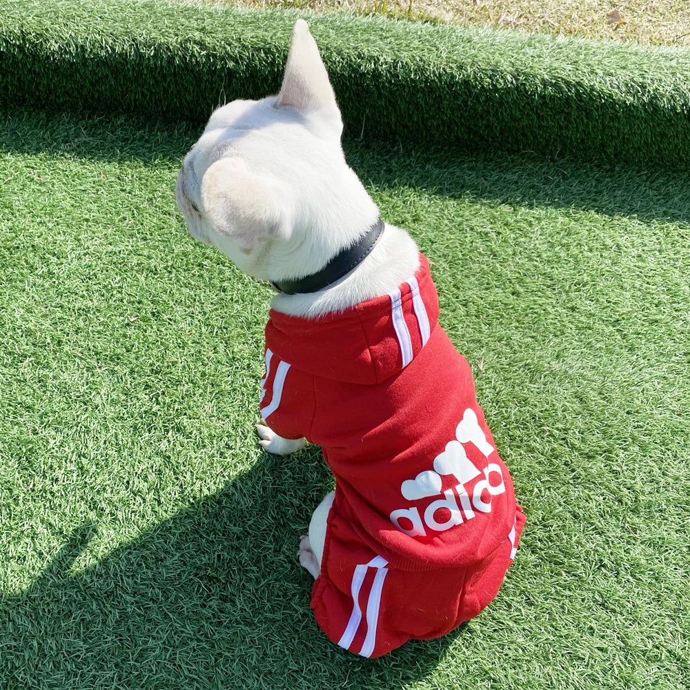 Spring Autumn Dog Clothes for Small Dogs Chihuahua Yorkie Bulldog Hoodies Puppy Sweatshirt Dog Tracksuit Jumpsuit Pet Sport Suit