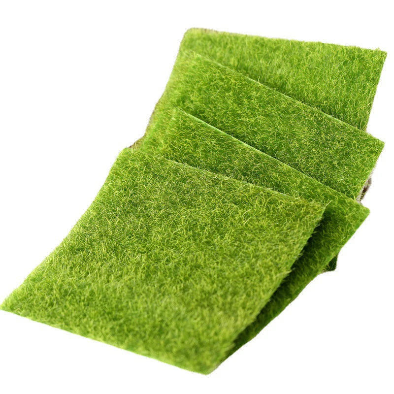 Simulation Aquarium Decoration Artificial MossTurf Plant Lawn Aquarium Accessories Decor Green Fake Water Plants Plastic Decor