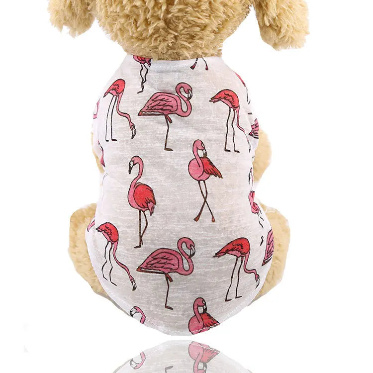 Pet Clothing Summer Sunscreen Cool Breathable Dog Vest Mesh Small Dog T-Shirt Outfit For Chihuahua Small Medium Dogs Accessories