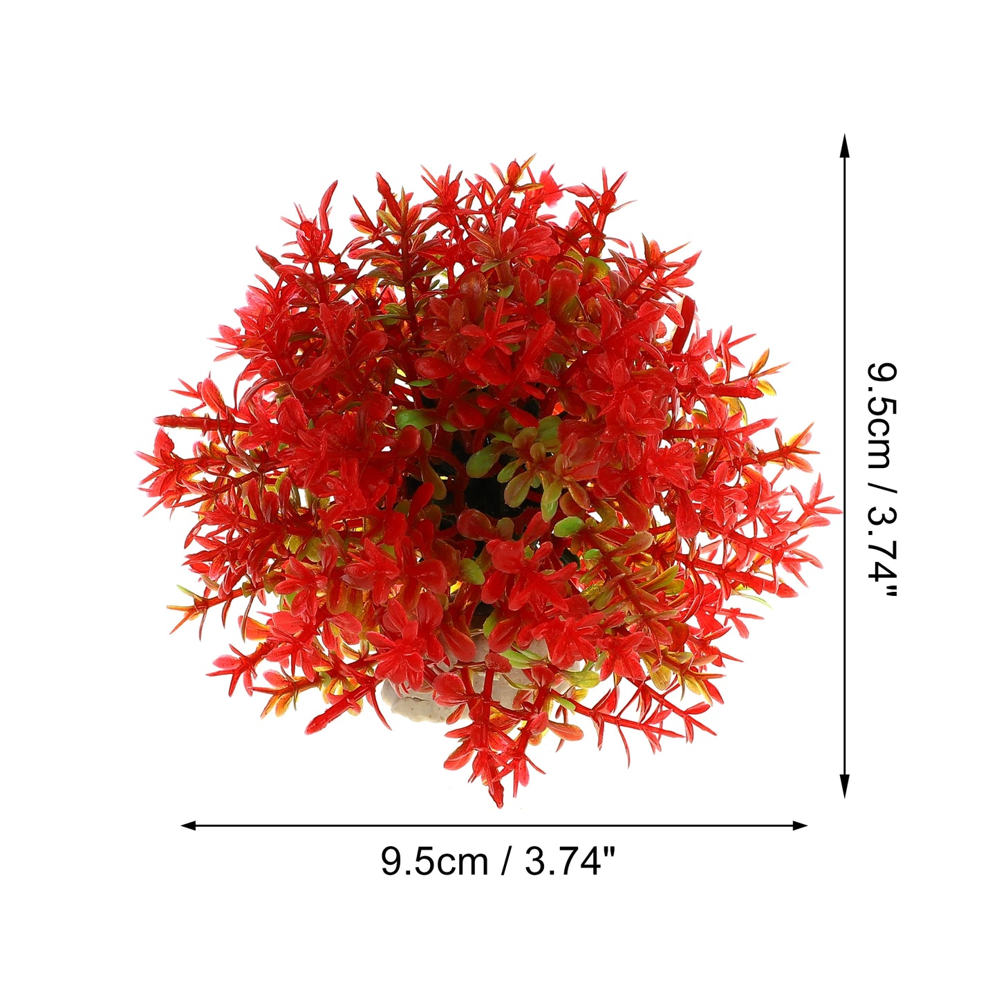 UXCELL Aquarium Artificial Plastic Lawn Water Weeds Ornament Grass for Fish Tank Landscape Plants Decoration Accessories