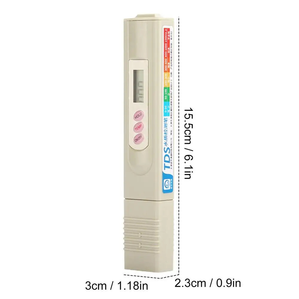 Water Tester For Drinking Water Digital TDS Pen Accurate Quick Water Quality Tester For Drinking Water Aquariums Swimming Pools