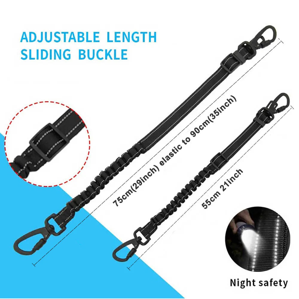 Dog Seatbelt Updated 3-in-1 Pet Car Seat Belts for Dogs Car Tether with Clip Hook Bungee Dogs Safety Belt with Swivel Carabiner