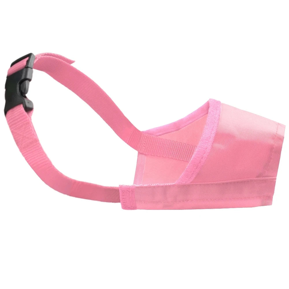 Durable Dog Nylon Muzzle Adjustable Breathable Mouth Muzzle for Dogs Anti Biting Chewing Dog Mouth Mask Pet Training Accessories