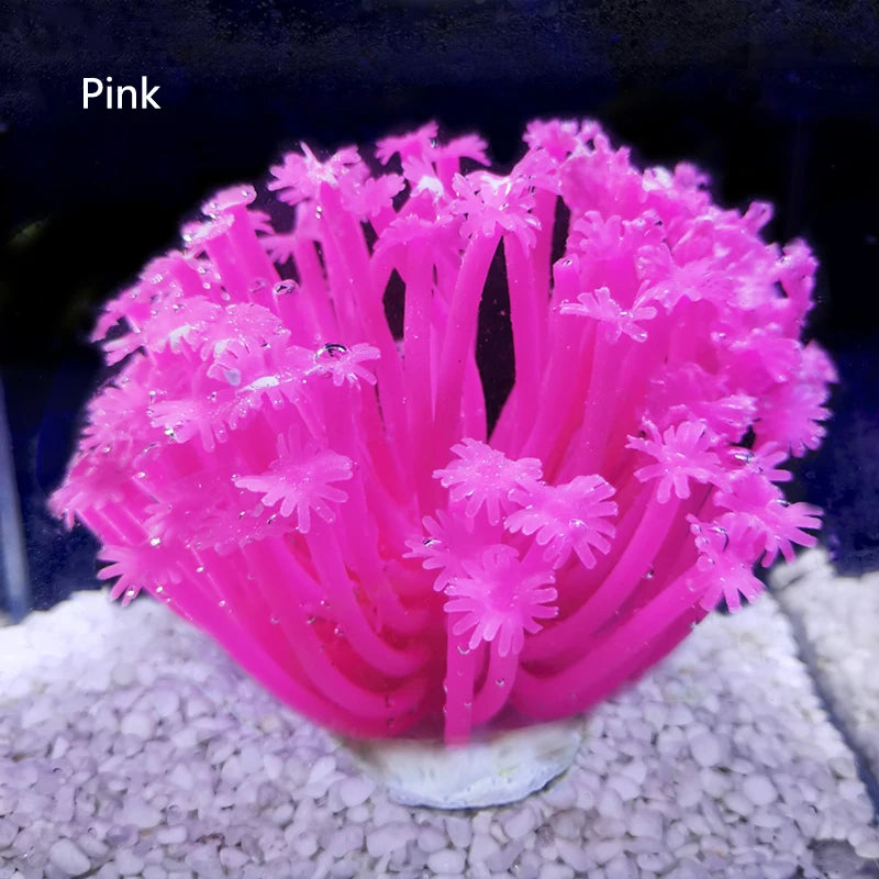 Artificial Coral Aquarium Fish Tank Simulation Soft Coral Decoration Aquarium Landscape Water Grass Ornament Aquarius Plants New