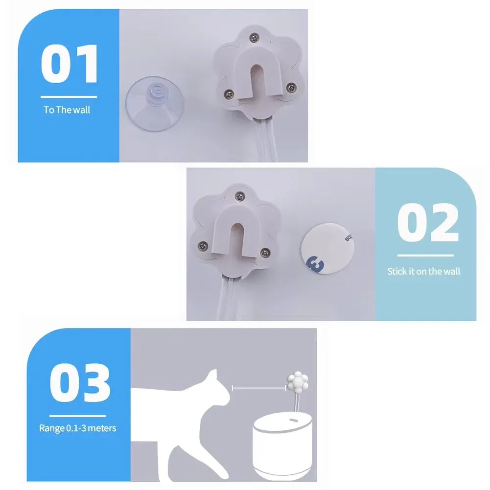 8L Large capacity stainless steel water dispenser with Sensor for dogs cats,Dog water fountain,Dog Cat Pet Water Feeder Bowl