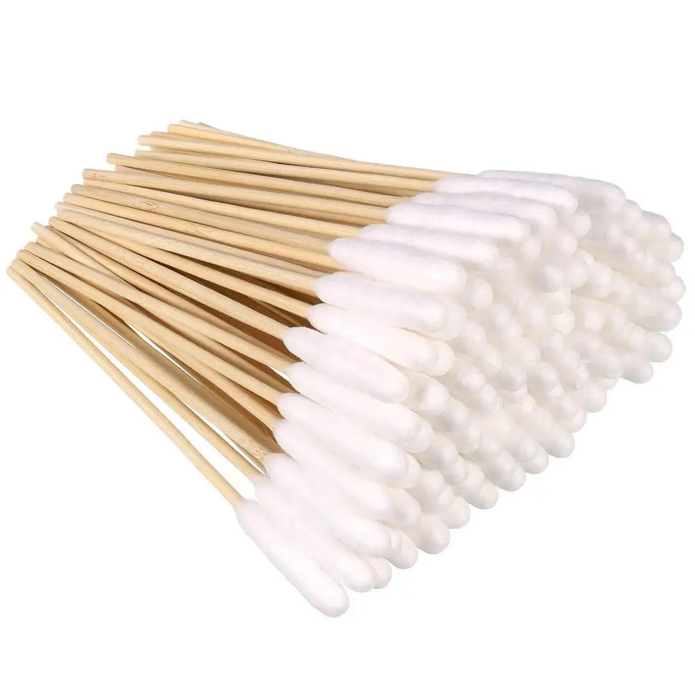 100pcs Pet Dog Ear Cleaner Cotton Buds Dog Ear Cleaner Cotton Swab Sticks Swab Sticks For Cat Pets Cleaning Supplies