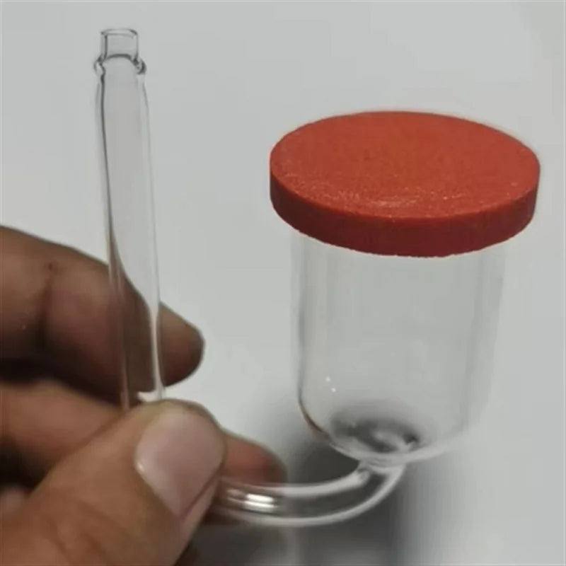 Highly Transparent Glass Air Pump Sand Stone Aquarium Oxygen Pump Fresh Air Stone Nano Bubble Bar Aquarium Fish Tank Aerator New