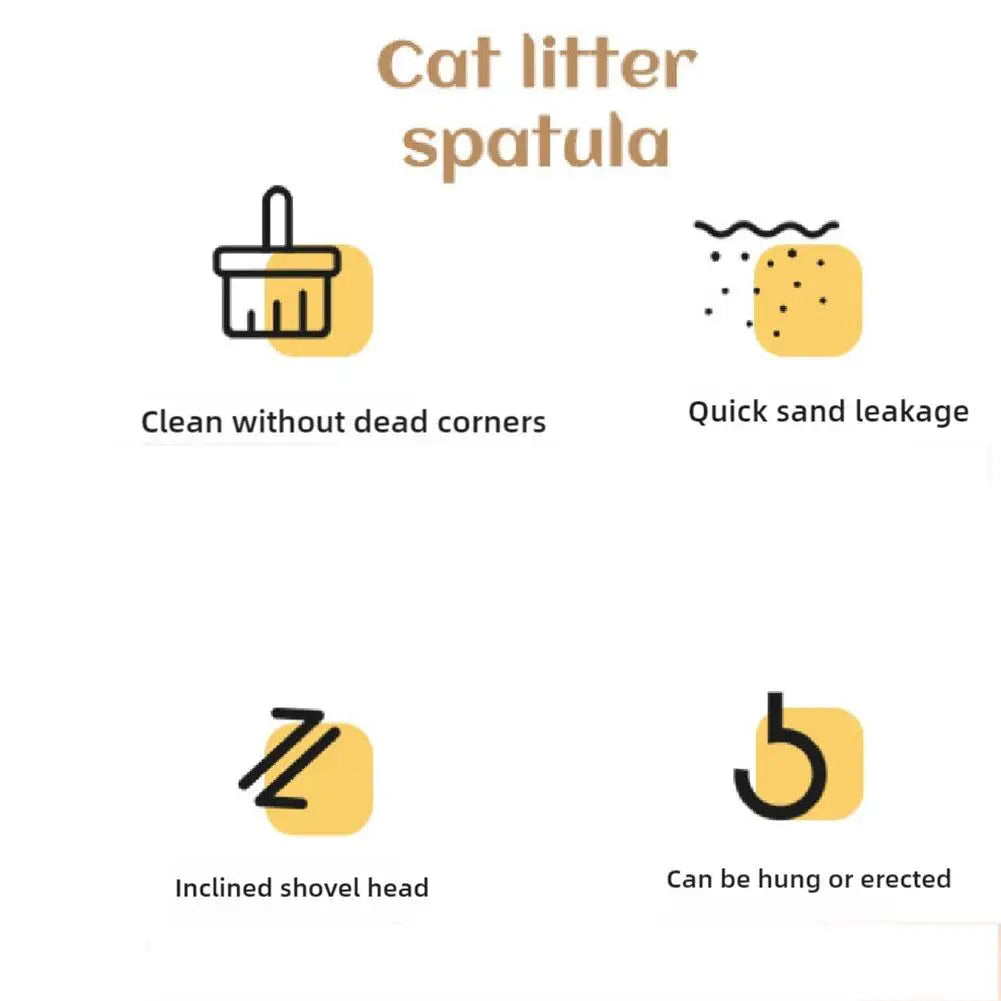 Extra Large Cat Litter Scoop Pet Feces Scoop Sturdy And Pp Material Simple Cat Litter Artifact Shovel Keep Home Clean