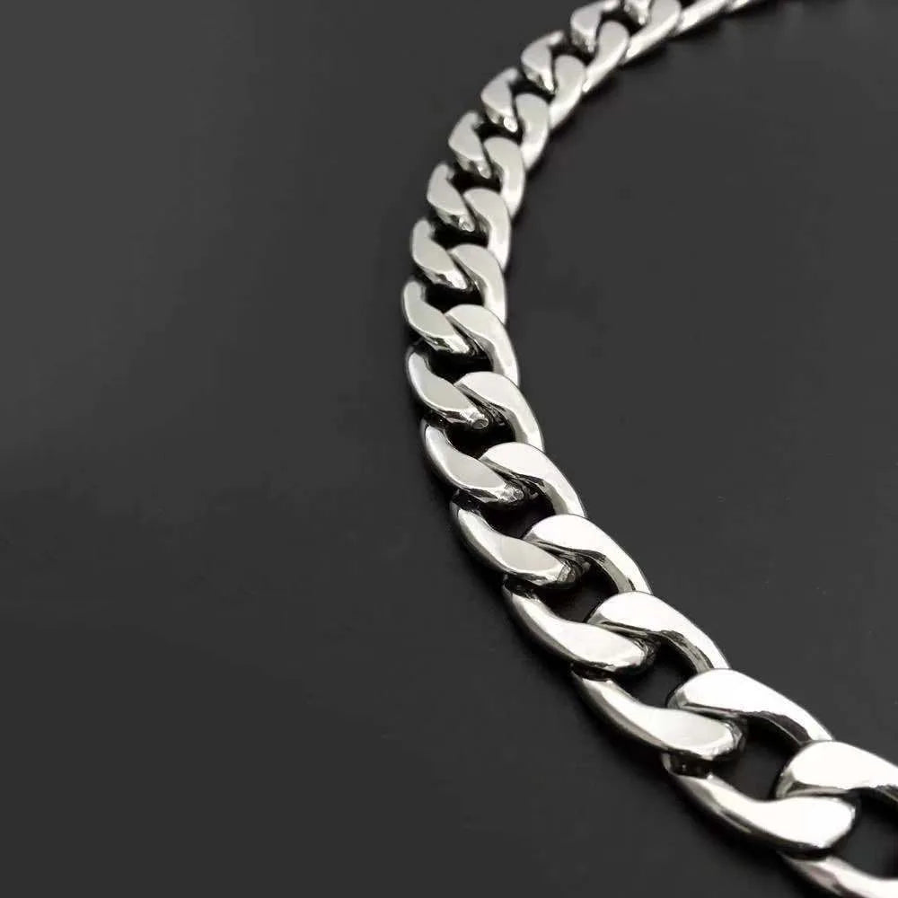 Dog Collar Slip Chains for Dogs Smooth Flat Stainless Steel Choke Chain Collar for Training Small Medium Large Dogs Pet Products