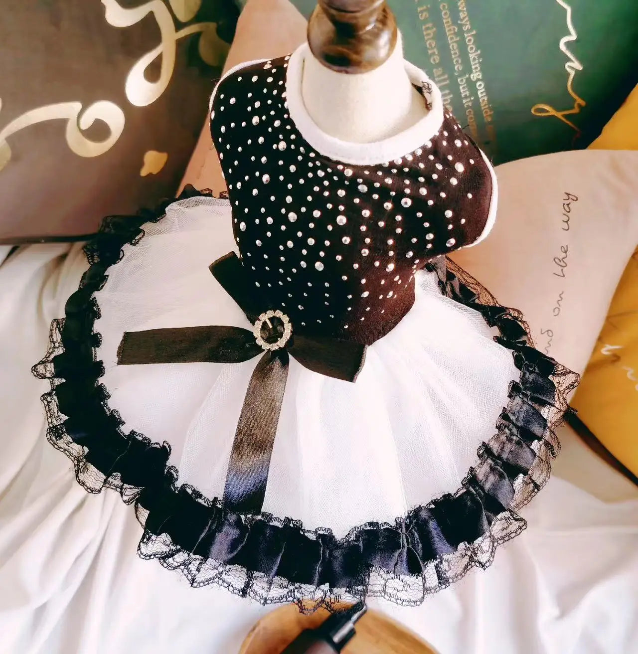 Pet Dog Cat Dress Summer Clothes Dot Dog Dress For Dogs Skirt Summer Princess Dog Wedding Dresses dog dresses for small dogs