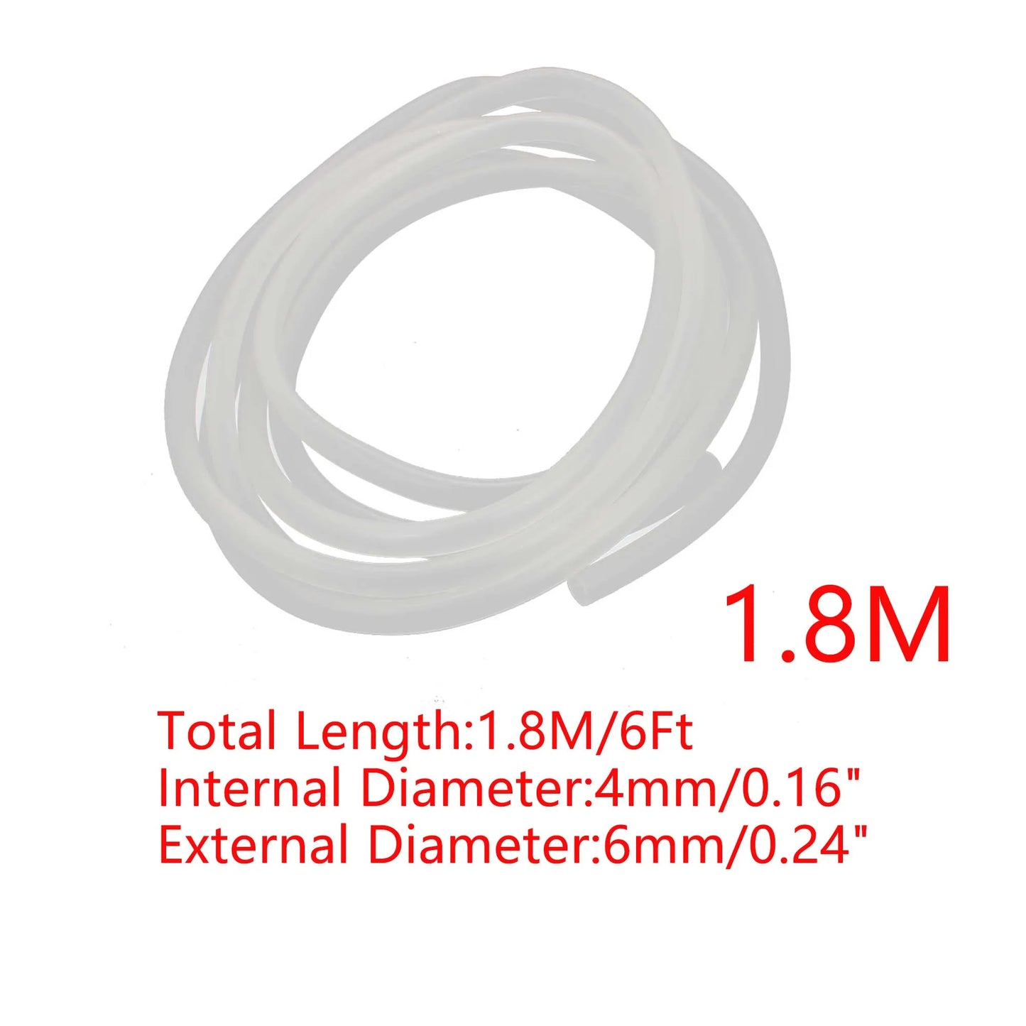 UXCELL Aquarium Silicone Tube Hose Connector ID 4mm Flexible Pipe Water Hose Connector Pump Parts Tools Fish Tank Accessories