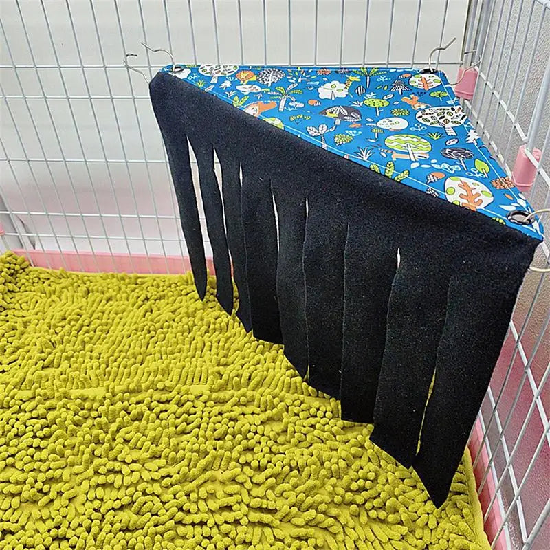 Guinea Pig Hideout Fleece Guinea Pig Hideout Small Animal Corner Fleece Hideaway Fleece Forest Curtain Hideout For Guinea Pigs