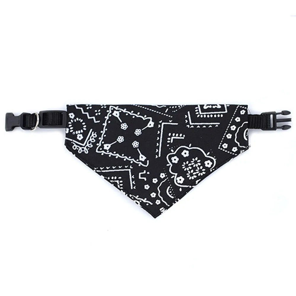 Dog Bandana Collar Scarf for Puppy & Cat Small Medium Large Dogs Adjustable Collars Pet Handkerchief Bibs Dress-up Accessories