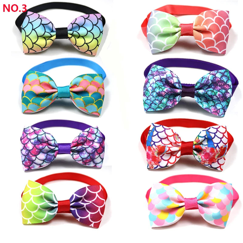 20pcs Dog Acccessories Dog Bow Tie Bulk Dog Collar Bow Dog Bowtie Small Dog Cat Pet Supplies Dog Fashion Accessoreis Bow