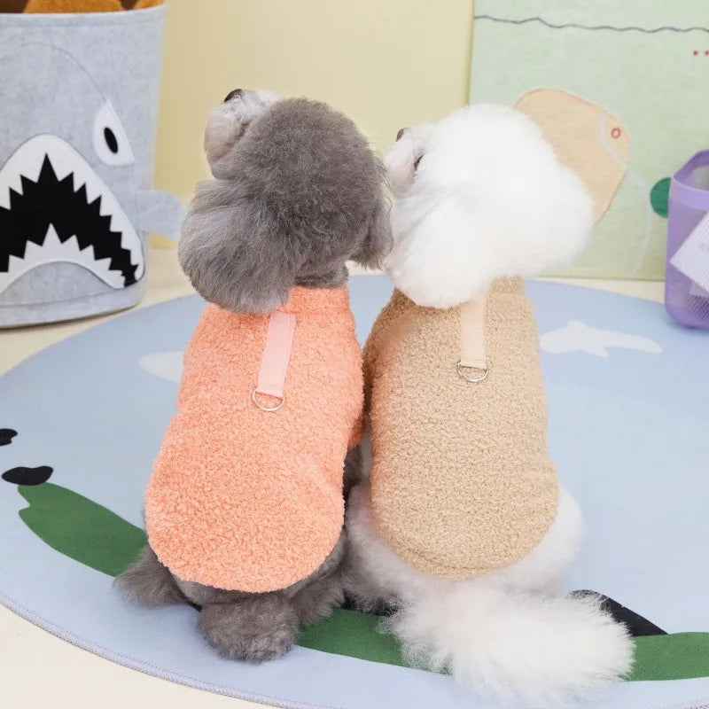Winter Dog Warm Clothes Pet Dog Sweater for Small Dogs Plush Dog Coat Soft Puppy Jacket Chihuahua Bichon Clothing Cat Clothes