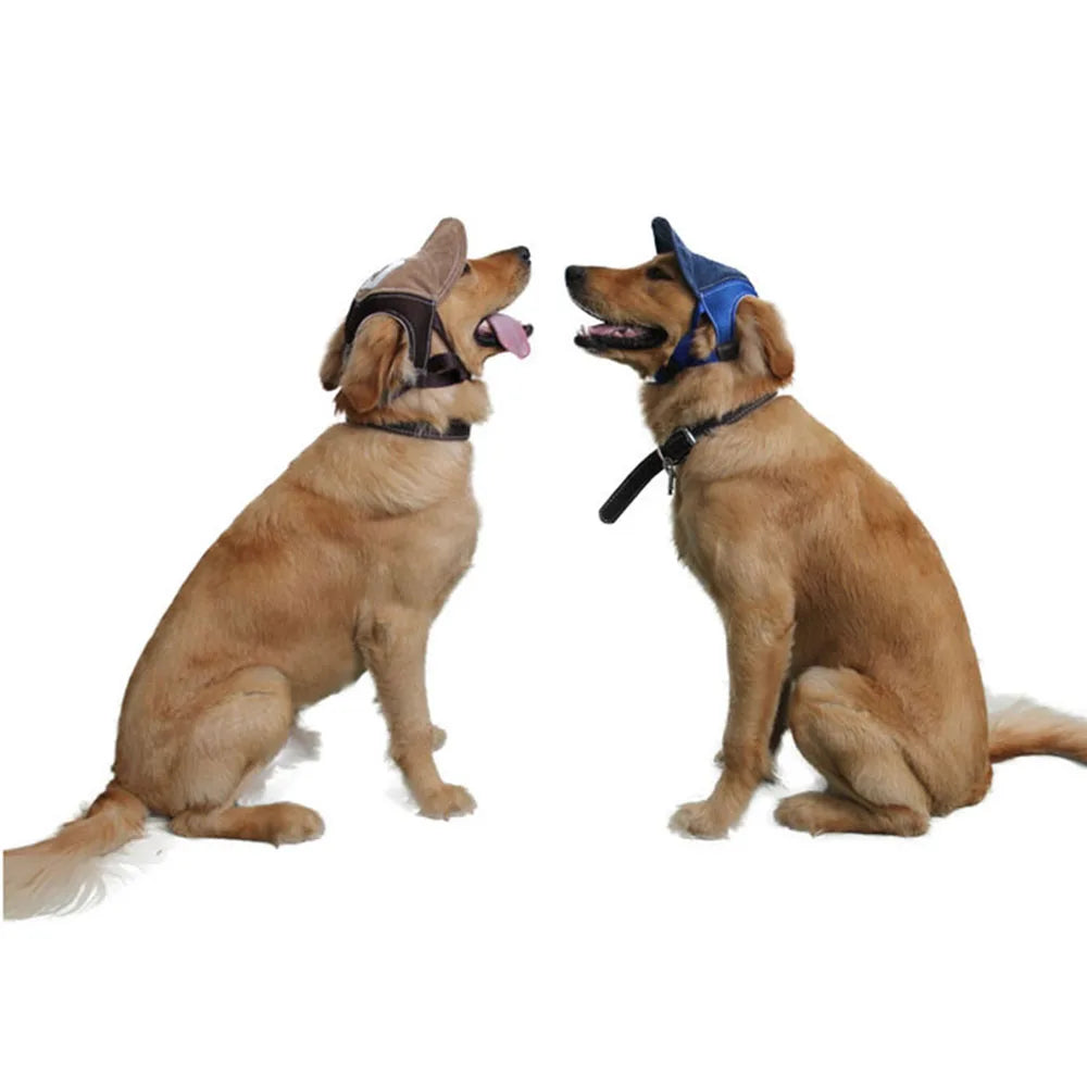 Sport Dog Baseball Cap Outdoor Pet Sunbonnet Hats Puppy Cap with Adjustable Ears Hole for Dogs Outdoor Summer Dogs Accessories