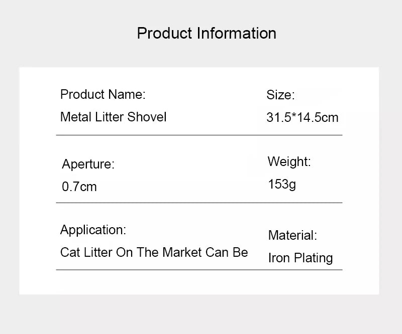Stainless Steel Cat Litter Shovel Wooden Handle Shovel Easy To Clean Good-Looking Reduce Dust Suitable For Small Dog Toilets