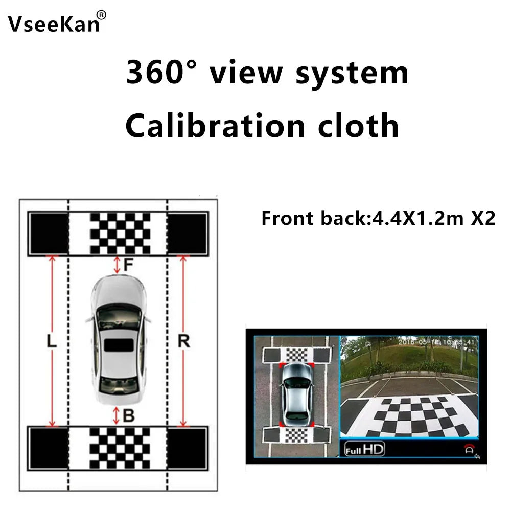 1080P 360° Panoramic Camera HD Rear / Front / Left / Right 3D 360 Bird View Panoramic Accessories For Car Android Radio