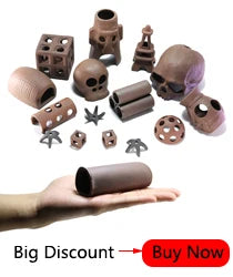Aquarium Ornaments Decoration Resin Rhinoceros Horned Skull Goat-Head Shape Fish Tank Spider Scorpion Lizard Aquariums Shelter