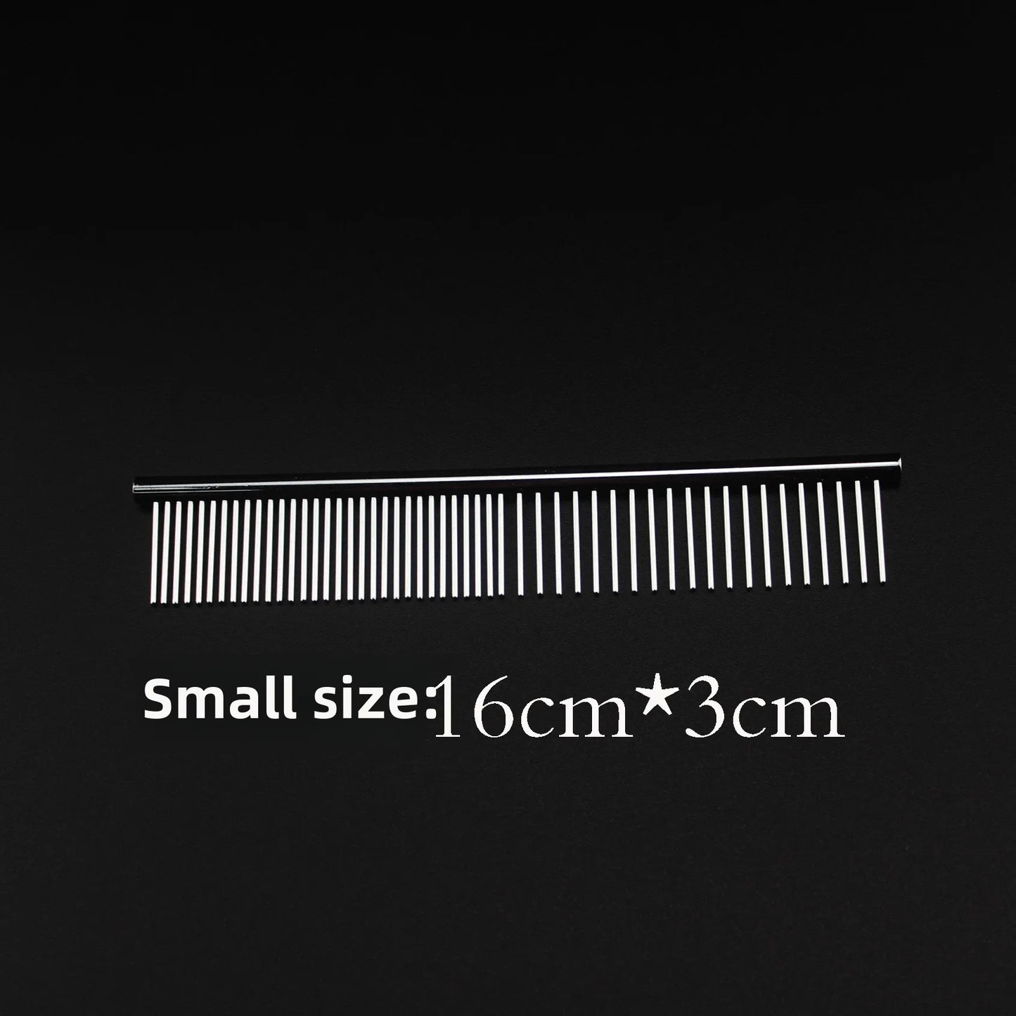 Stainless Steel Pet Grooming Comb Dog Comb Steel Comb Silver Cat Hair Removal Comb Double-sided Comb Pet Supplies Wholesale