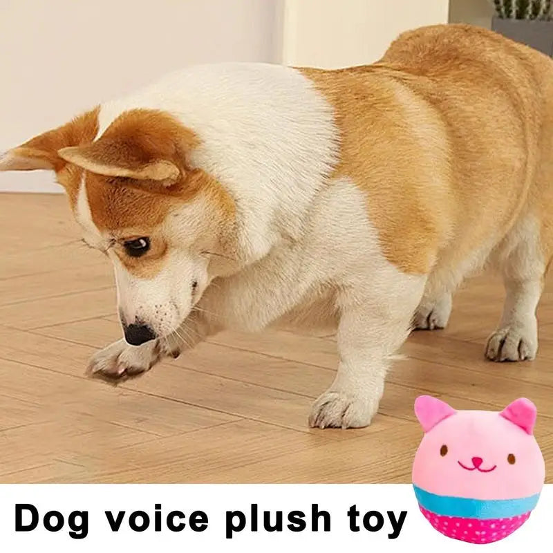 Squeaky Dog Toys Voice Plush Toy For Puppy Funny Sound Toys Interactive Toys Crinkle Plush Dog Toy Puppy Squeaky Toys For Kitten