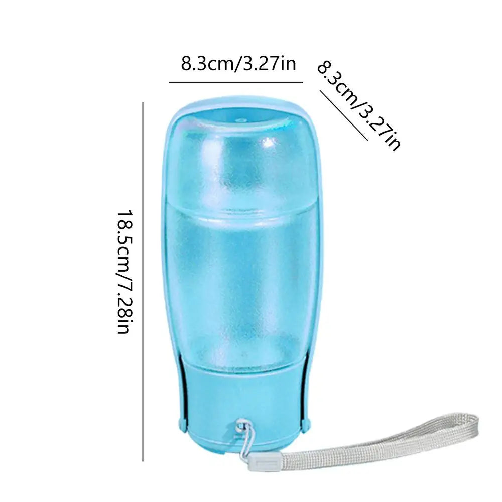 Dog Travel Water Bottle Puppy Water Bowl with Food Container Water Dispenser Foldable Pet Water Bottle Dog Water Bowl Portable