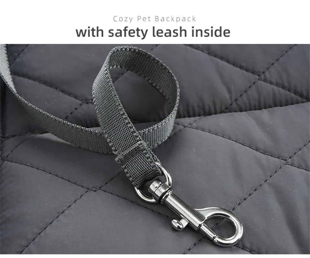 Travel Riding Cat Carrier Bag Winter Warm Pet Carrying Backpack for Cats mascotas Accessories Sphynx Supplies Transportin Gatos