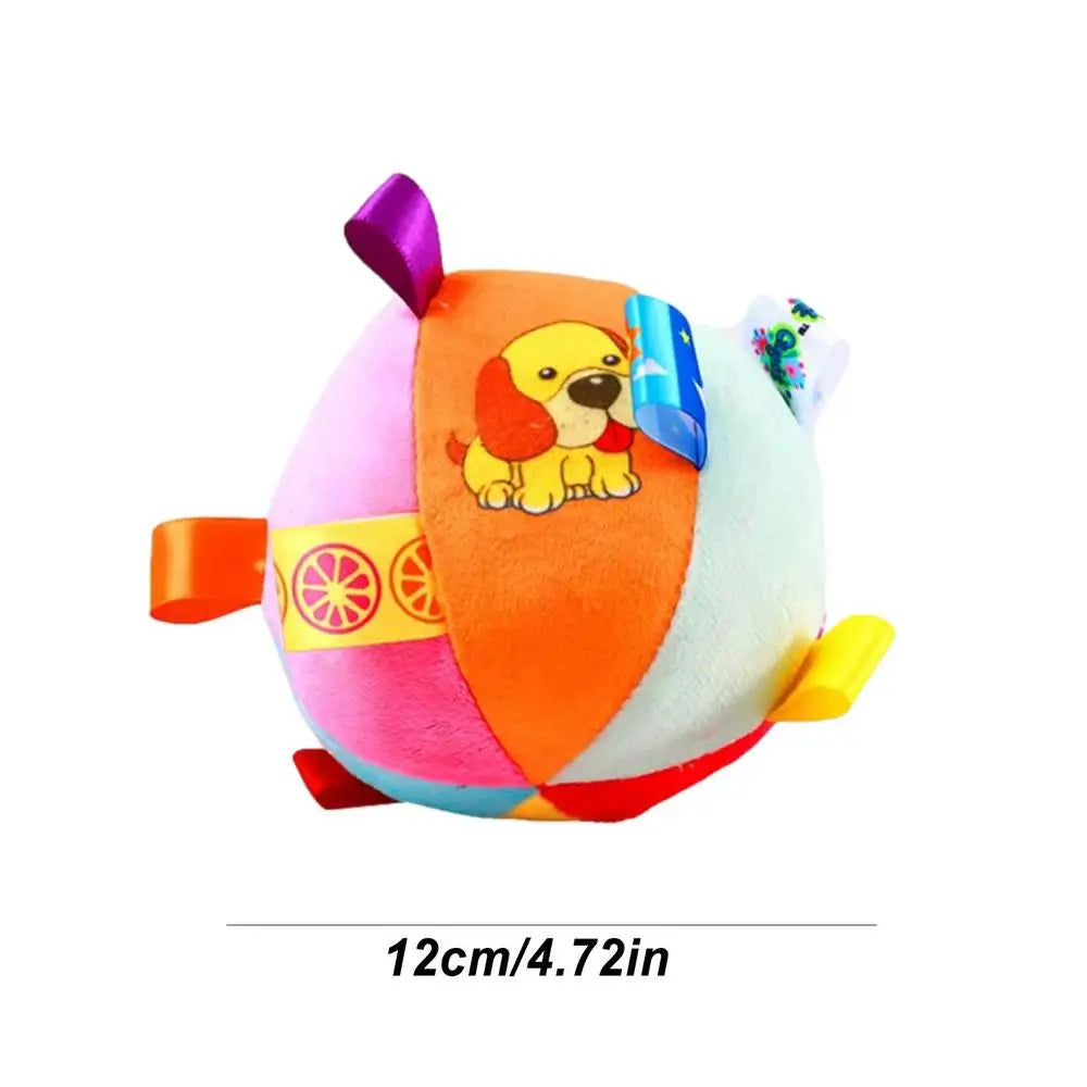 Squeaky Dog Toy Ball Cute Plush Ball Voice Teething Toys Pet Training Supplies Dog Sound Toys Soft Cleaning Chew Training Toys