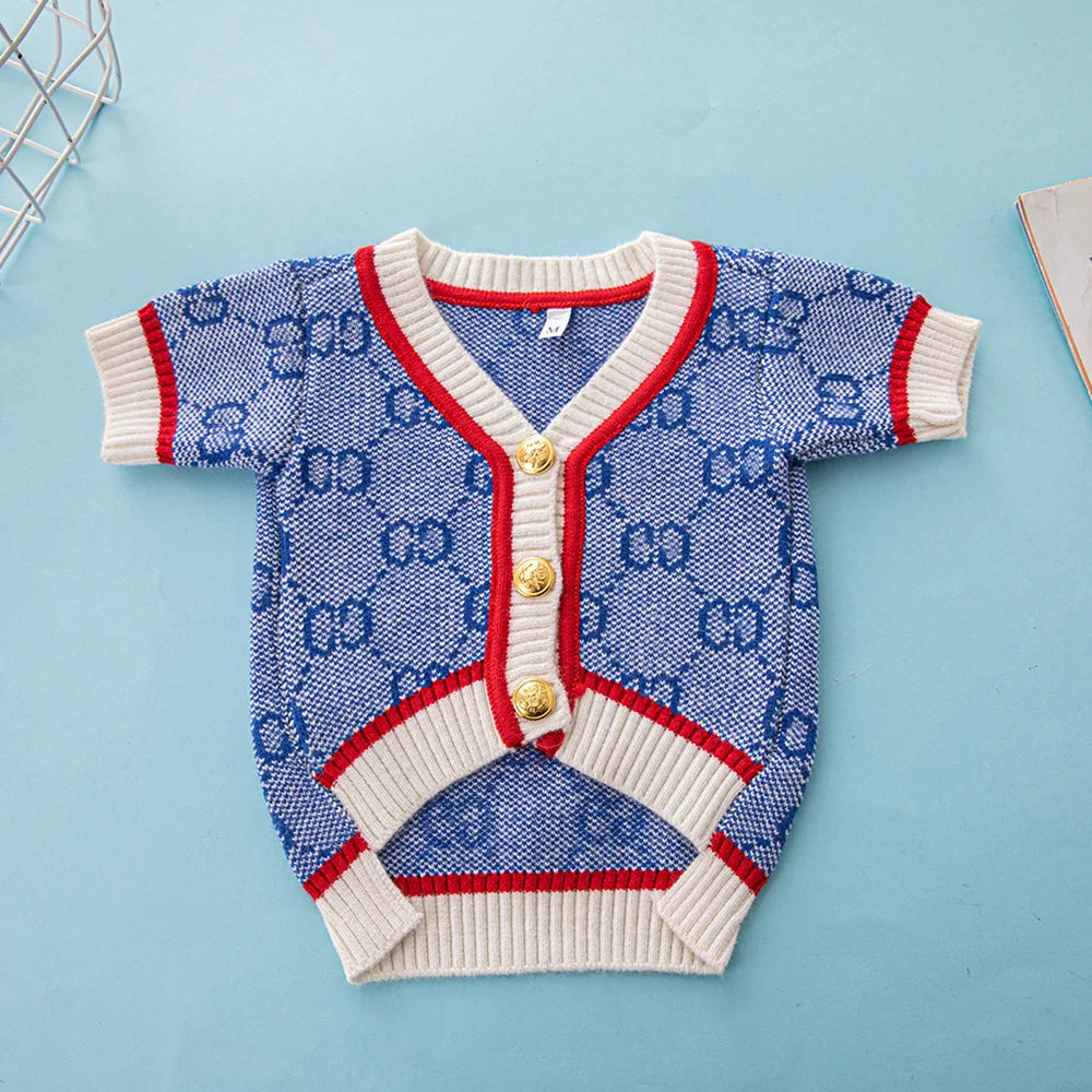The New Dog Sweater Pet Clothes Parent-child Wear Autumn and Winter Leisure Seven Sizes