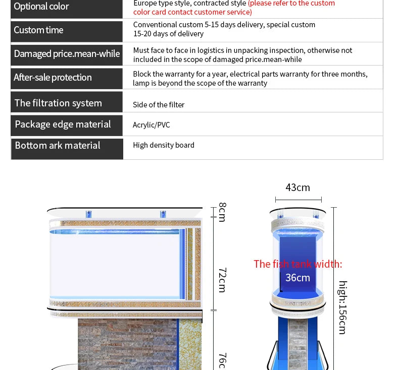 aquariums & accessories Best Selling Customizable Ultra Clear Glass Aquarium Live Fish For Fish Tank
