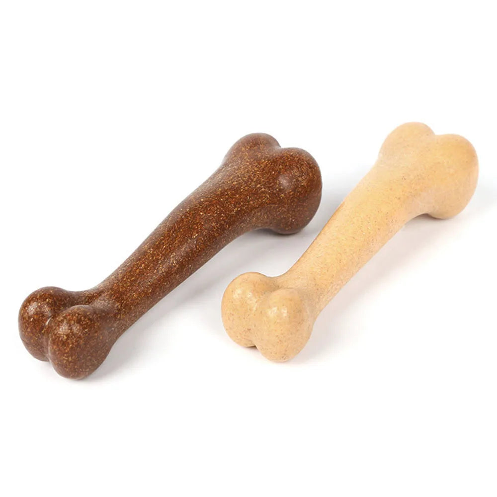 Indestructible Dog Chew Toys for Aggressive Chewers Real Beef Flavor Durable Dog Teething Chew Toy Bone for Large Small Puppies