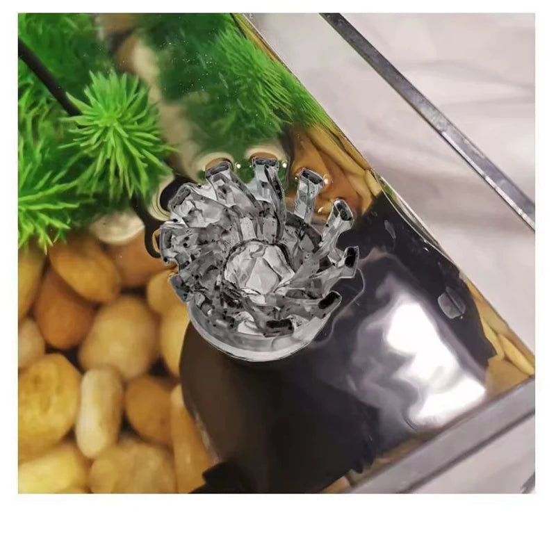 5W Aquarium Surface Oil Skimmer Filter Mute Auto Oil Film Processor Remove Tool for Aquarium Fish Tank Water Filtration 220-240V