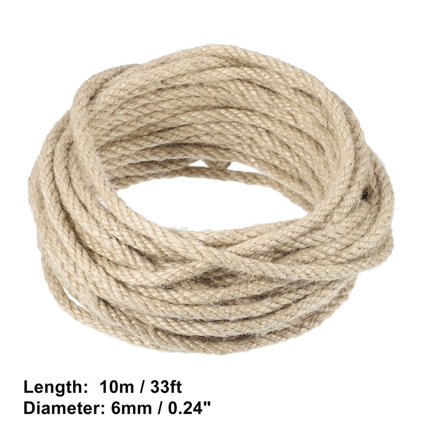 UXCELL Cat Natural Sisal Rope Scratching Rope Post Tree Replacement Climbing Frame Sofa protector Robe 6mm Cat Accessories