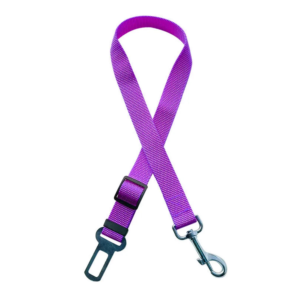Adjustable Cat Dog Safety Belt Pet Car Seat Belt Lead Leash for Dogs Puppy Seatbelt Travel Clip Pet Car Supplies Dog Accessories