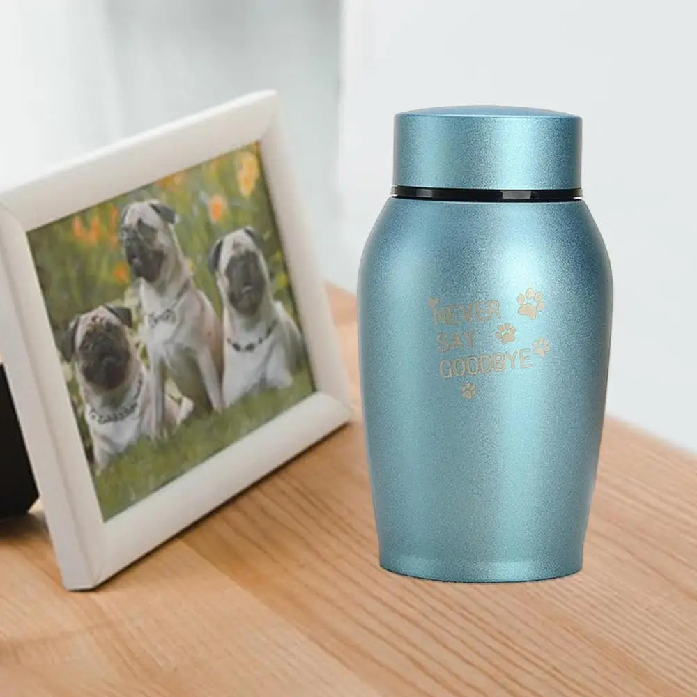 Keepsake Cremation Urns Metal Memorial Pet Jar Cat Dog Cremation Cremation Funeral Sealed Urn For Pet Cats Dogs Ashes