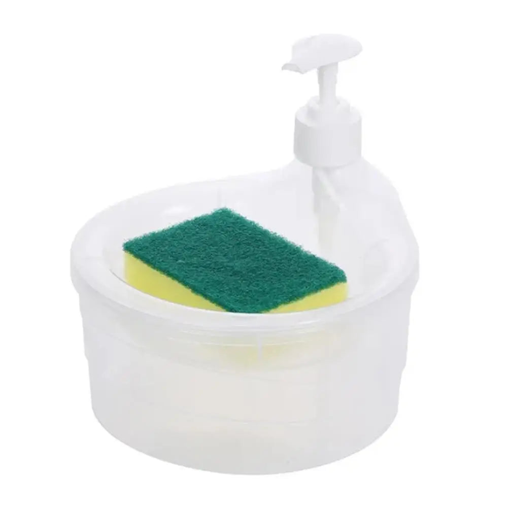 Kitchen Integrated Dishwashing Liquid Dish Towel Storage Press Box Soap Box Dishwashing Pot Soap Dispenser Storage Neat