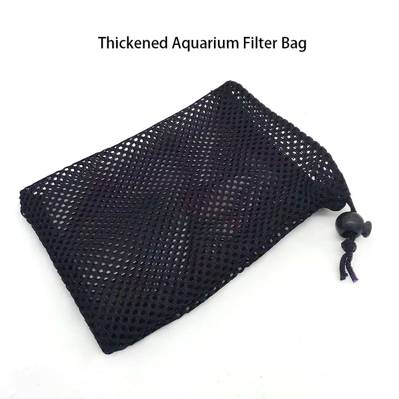2pcs Thickened Bag Aquarium Mesh Bag Aquarium Pond Filter Net Bag For Bio Ball Carbon Media Fish Tank Isolation Bag accessories