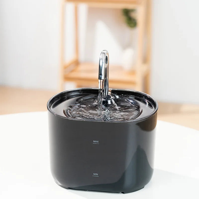 Stainless Steel Faucet Pet Cats Water Fountain Automatic Cycle Filters Ultra Silent Water Pump Cats Dog Drinking Water Dispenser