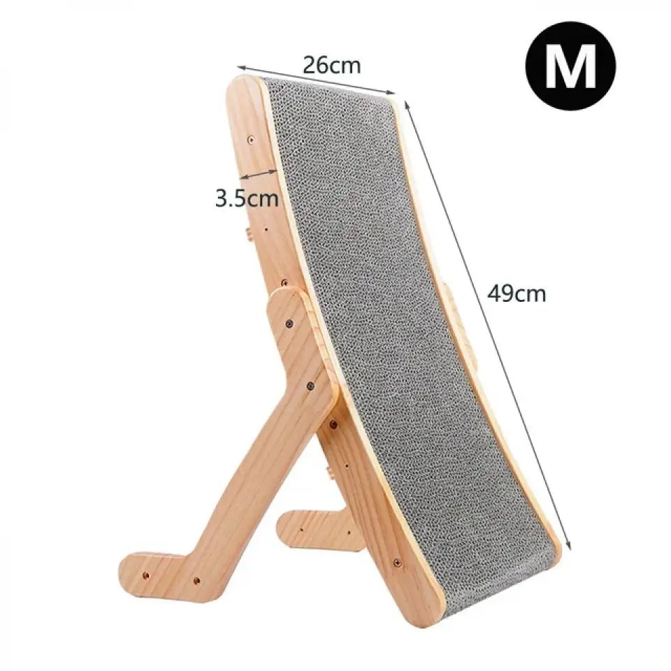 Cat Toys Wooden Cat Scraper Scratching Bed Detachable Grinding Claw 3 In 1 Cat Scratch Board Training Grinding Claw for Cats