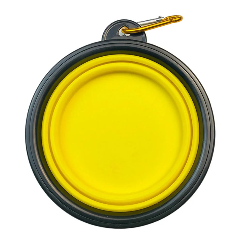Collapsible Dog Bowls Portable Travel Dog Bowls Expandable for Cat Dog Water Bowl Food Feeding Dish Silicone Pet Bowl 350/1000ml