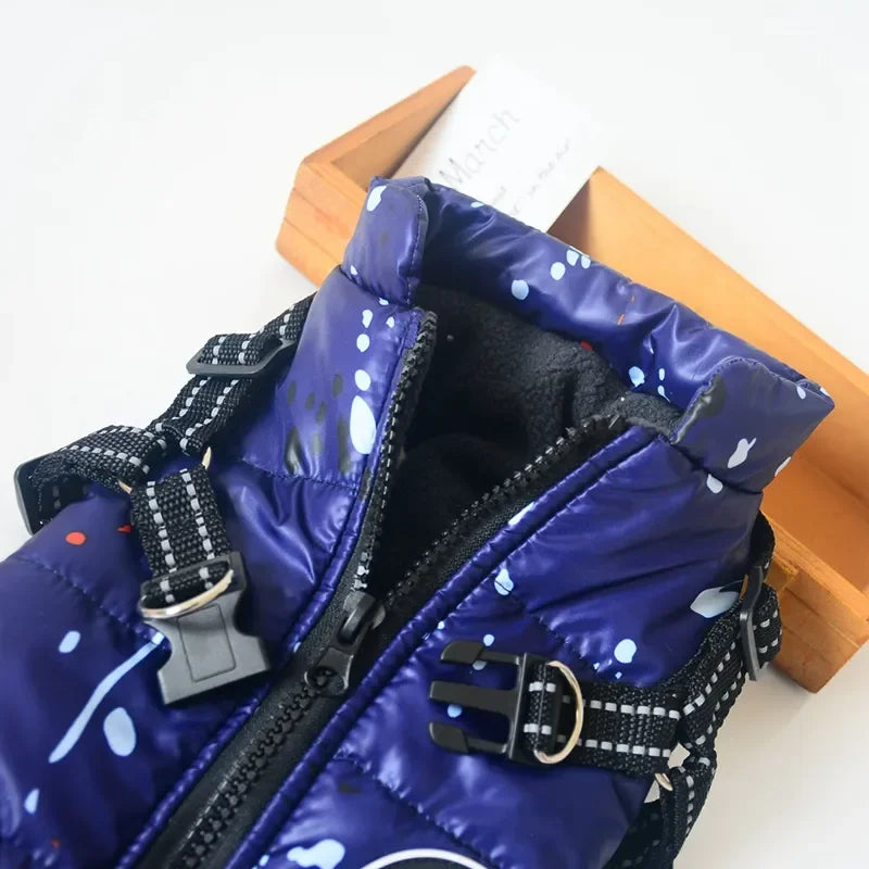 2023 Hot Winter Pet Dog Jacket Coat Thickening Warm Puppy Dog Clothes With Hood For Chihuahua Poodle Bichon