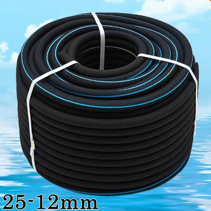 5m Aquarium Aeration Tube Oxygen Pump Hose Nanometer Pipe Aquaculture Fish Lake Fish Pond Increase Oxygen Diffuser Pipe acuario