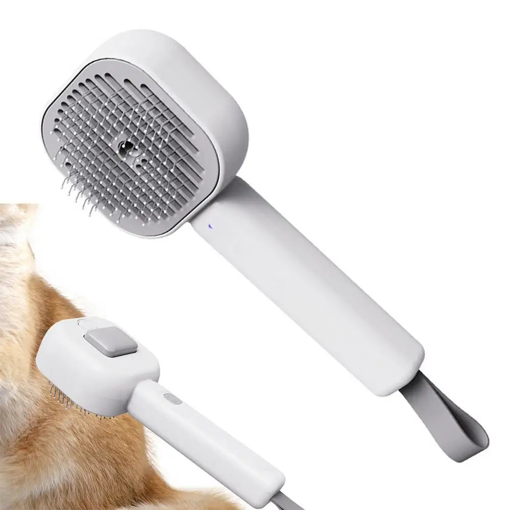 Steamy Pet Brush Rechargeable Cat Grooming Brushes Pet Water Combs Cat Hair Remover Cat Cleaning Massage Brush for Puppy  Kitten